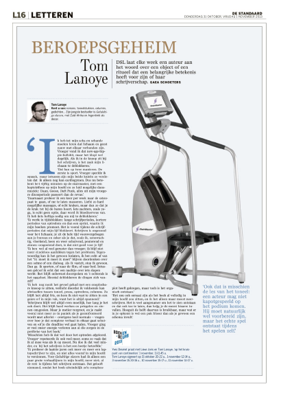 Het lichaam van Tom Lanoye