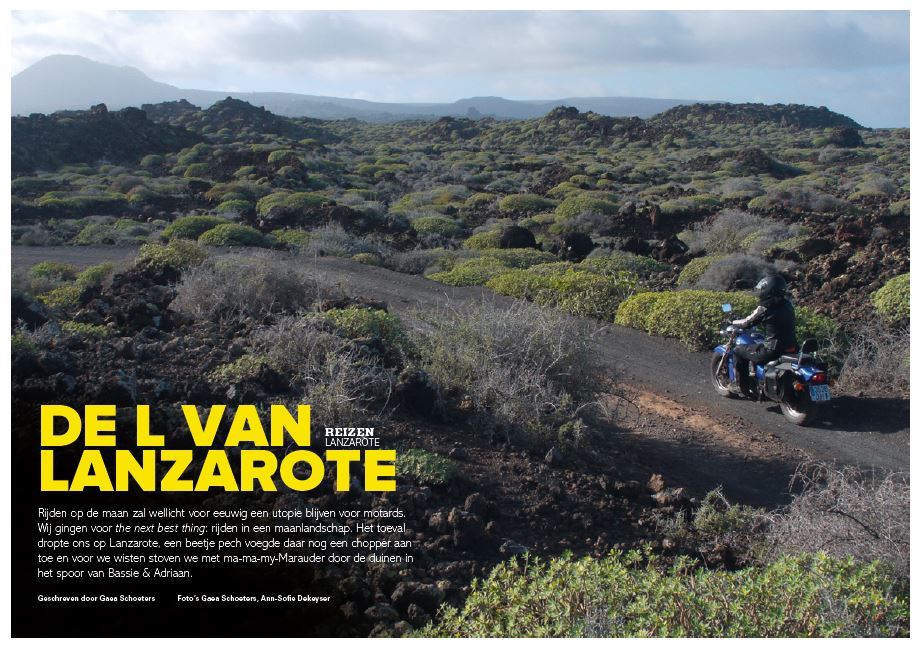 De L van Lanzarote #Motorrijder