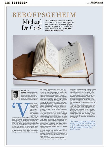 het schrift van Michael De Cock #beroepsgeheim