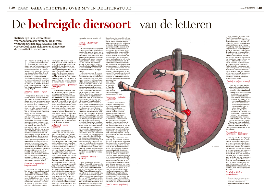 De biodiversiteit van de Vlaamse Letteren #VAV