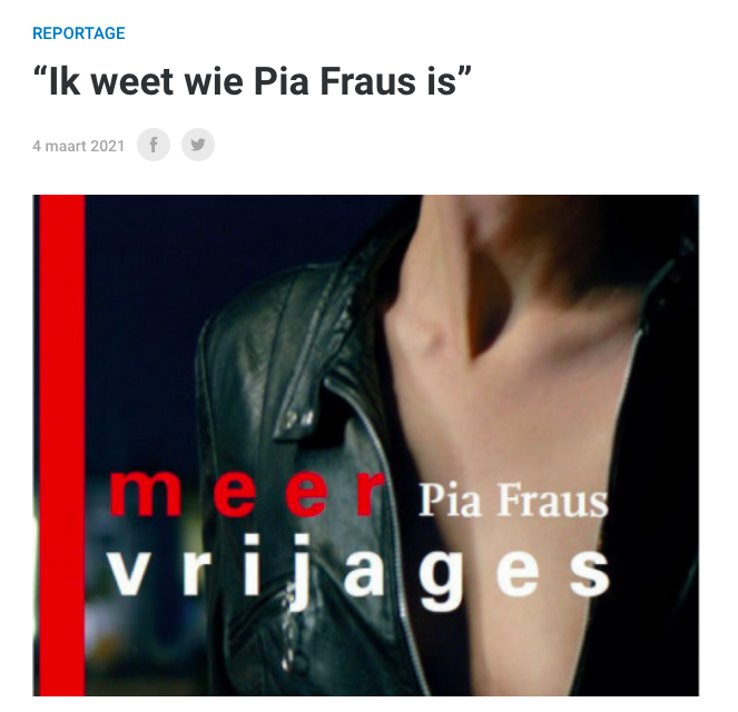 Wie is Pia Fraus?